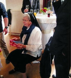 Zuster Johanna tijdens haar 40-jarige professie 2011