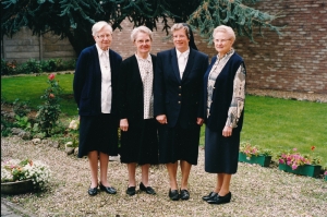 Bij gelegenheid van 25-jarige professie van zuster Johanna in 1996