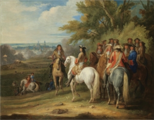 Lodewijk XIV bij Maastricht Adam Frans van der Meulen, in of na 1673