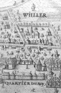Kaart van Vauban uit 1673 (detail)